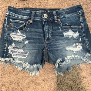 American eagle jean shorts